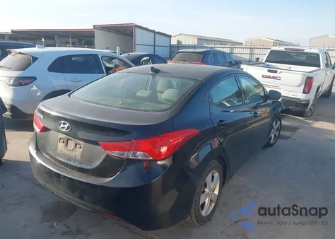 2013 Hyundai Elantra Gls из США, поврежденный, VIN 5NPDH4AE7DH372827